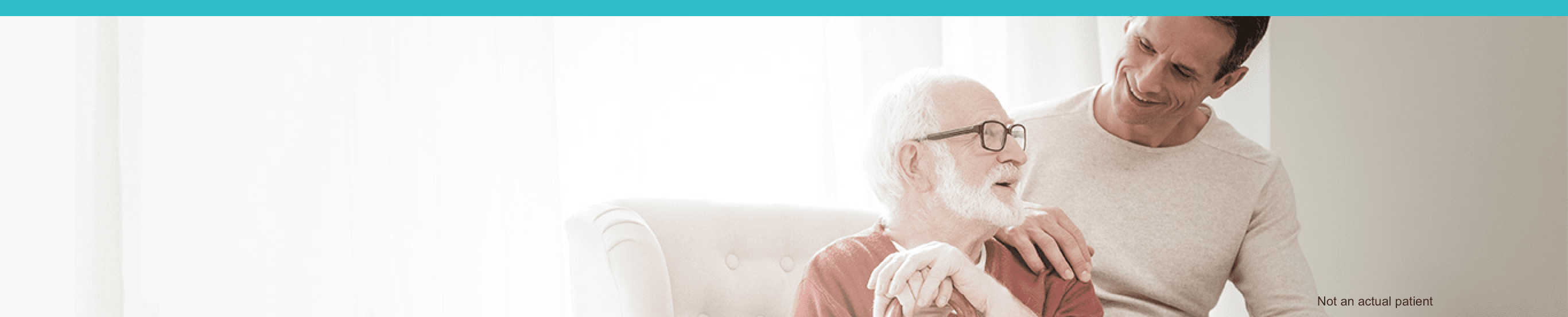 grandson and grandpa sitting together